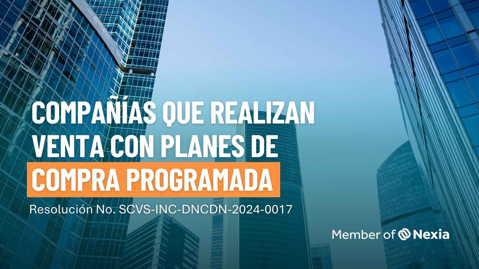 Compañías que realizan venta con planes de compra programada