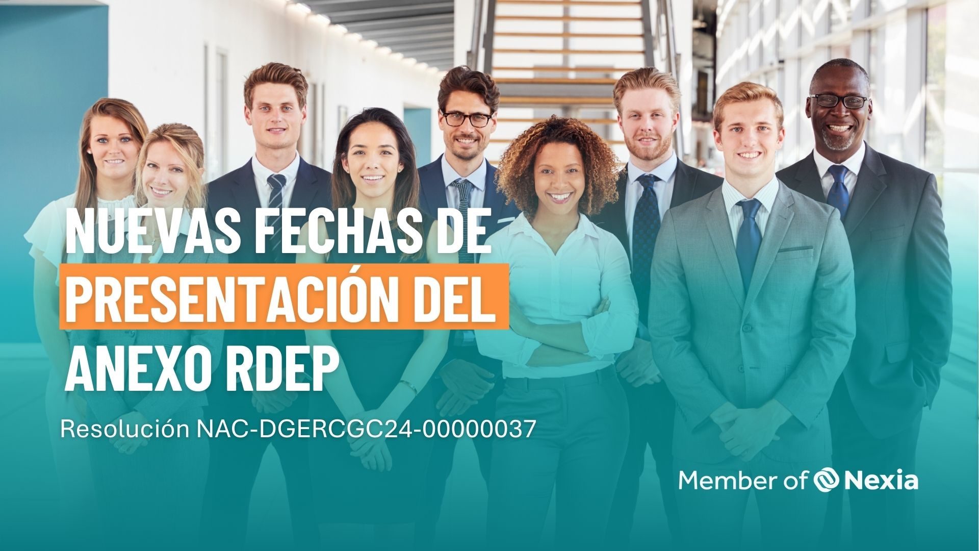 Nuevas Fechas de presentación RDEP